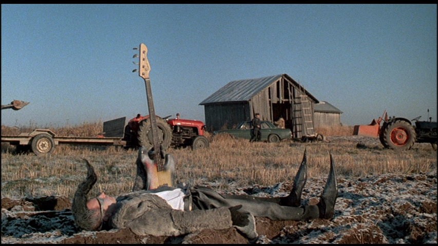 Screen capture from Aki Kaurismäki’s Leningrad Cowboys