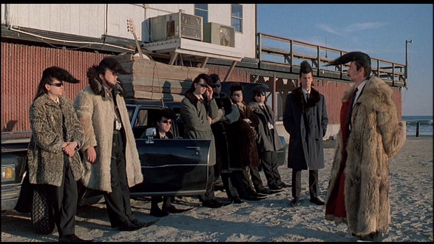 Screen capture from Aki Kaurismäki’s Leningrad Cowboys