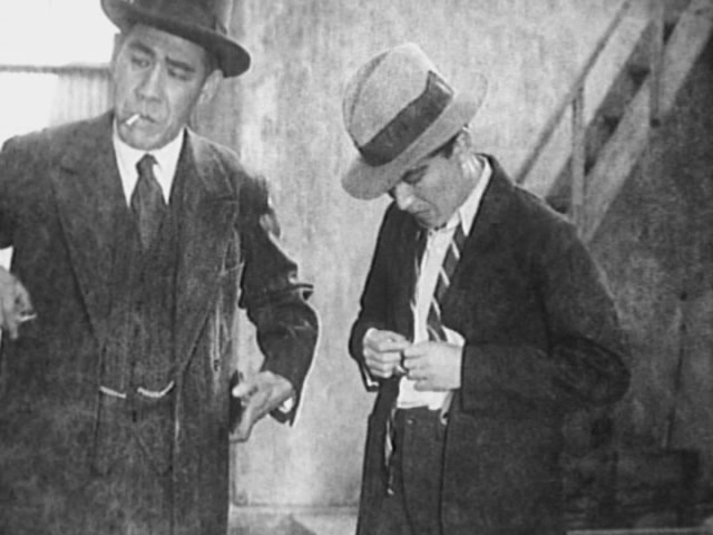 Screen capture from Silent Ozu—Three Crime Dramas