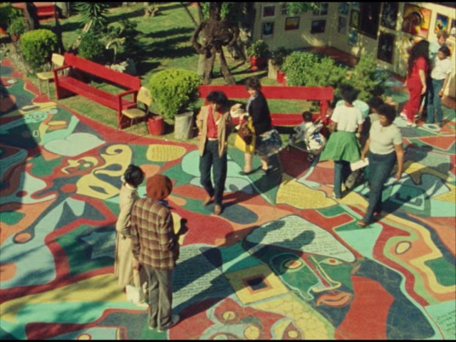 Screen capture from Agnès Varda in California
