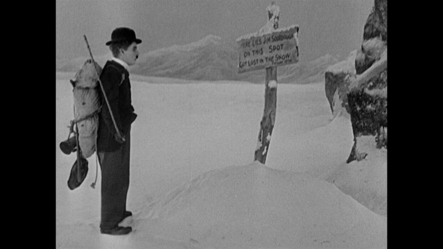 Screen capture from The Gold Rush
