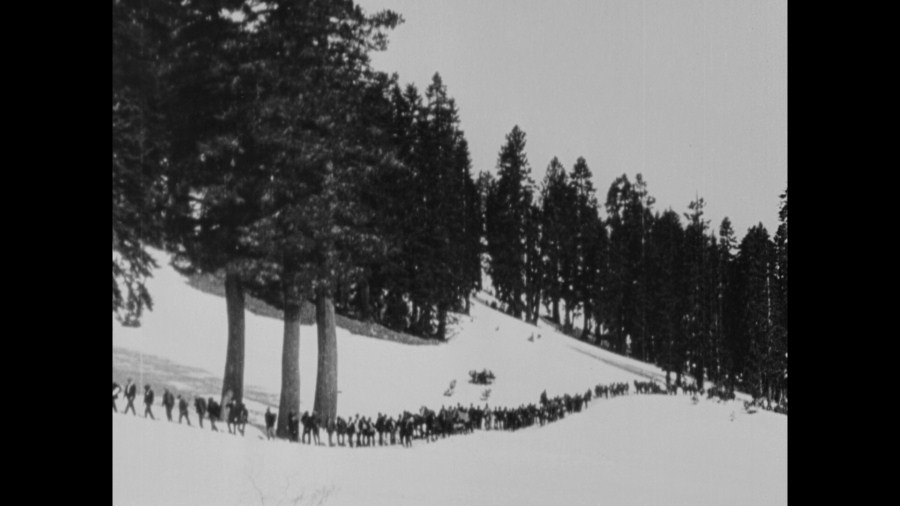 Screen capture from The Gold Rush