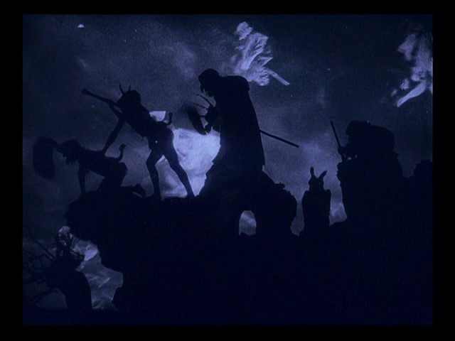 Screen capture from Häxan