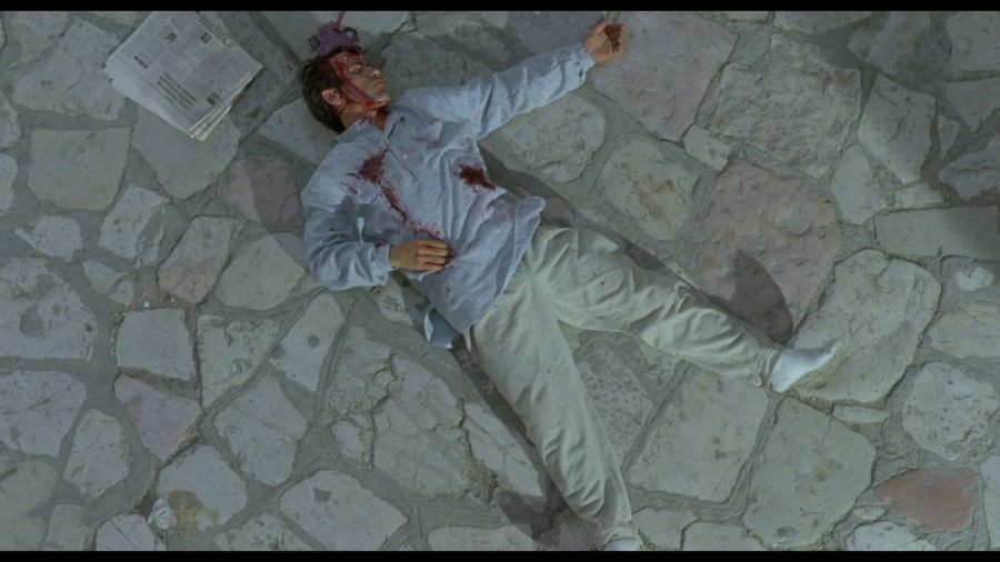 Screen capture from Hired to Kill