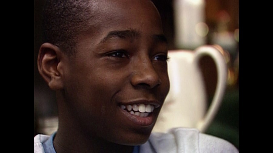 Screen capture from Hoop Dreams