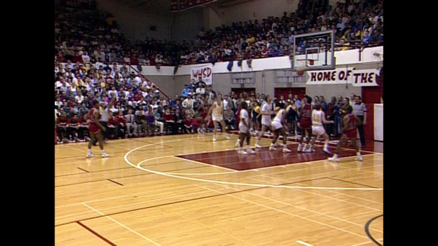 Screen capture from Hoop Dreams