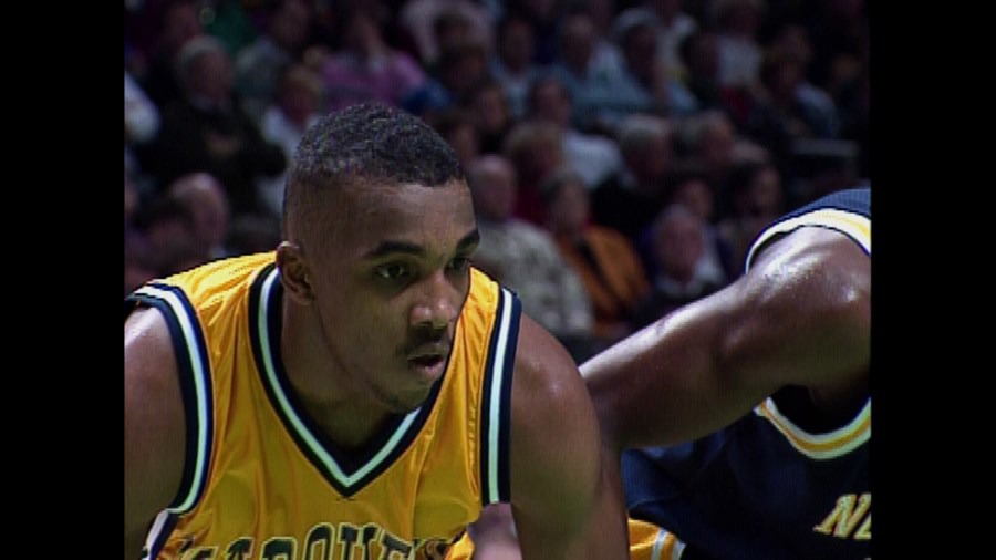 Screen capture from Hoop Dreams