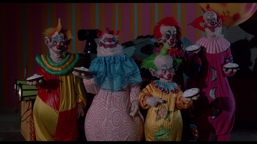 Screen capture from Killer Klowns from Outer Space
