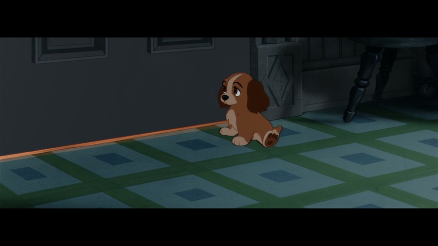 Screen capture from Lady and the Tramp
