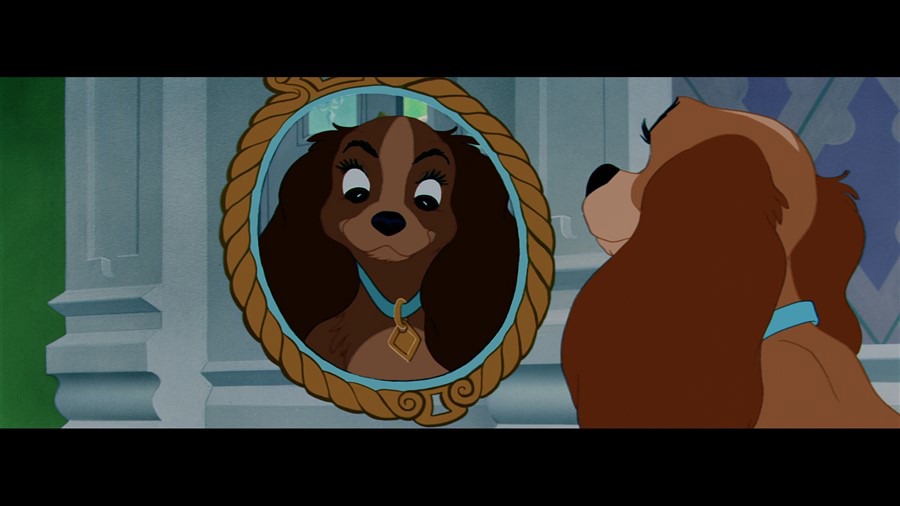 Screen capture from Lady and the Tramp