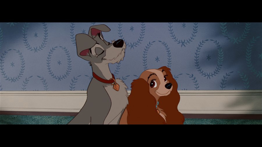 Screen capture from Lady and the Tramp
