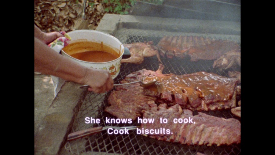 Screen capture from Les Blank: Always for Pleasure