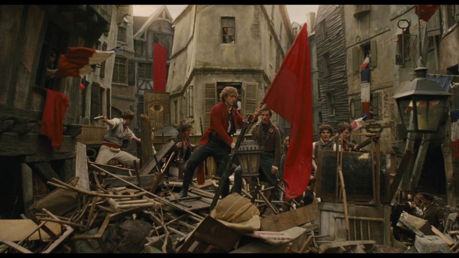 Screen capture from Les Misérables