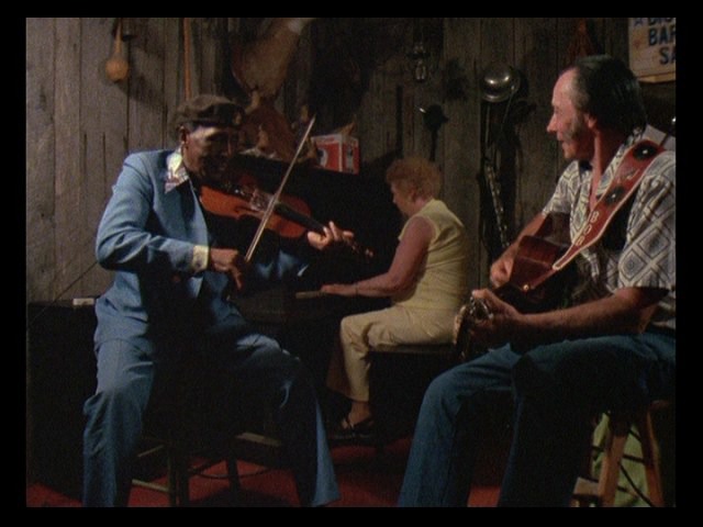 Screen capture from Louie Bluie