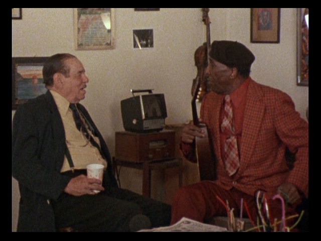 Screen capture from Louie Bluie