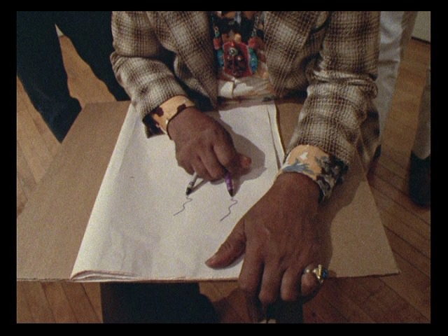 Screen capture from Louie Bluie