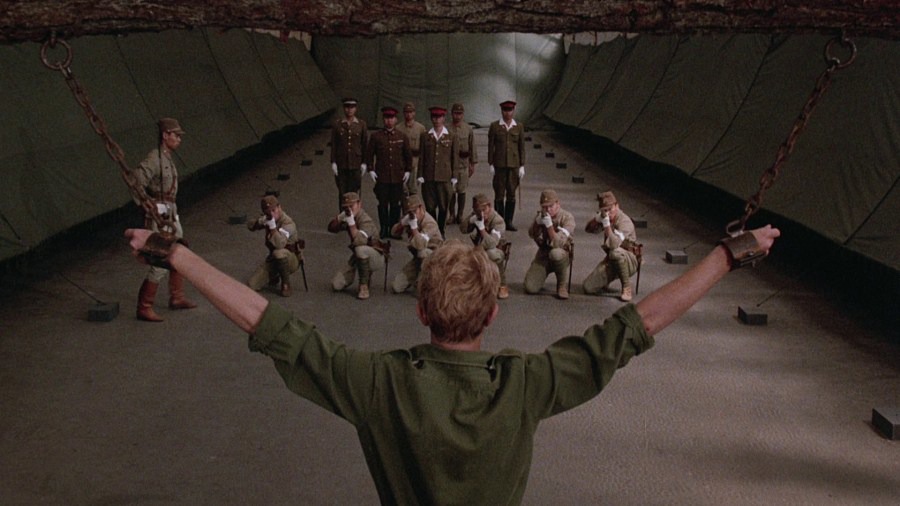 Screen capture from Merry Christmas Mr. Lawrence