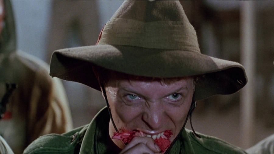 Screen capture from Merry Christmas Mr. Lawrence
