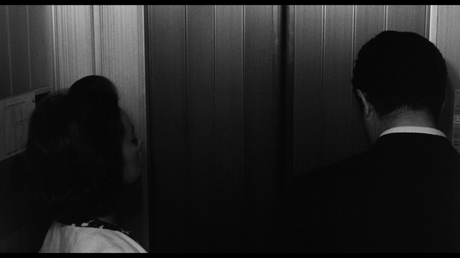 Screen capture from La notte