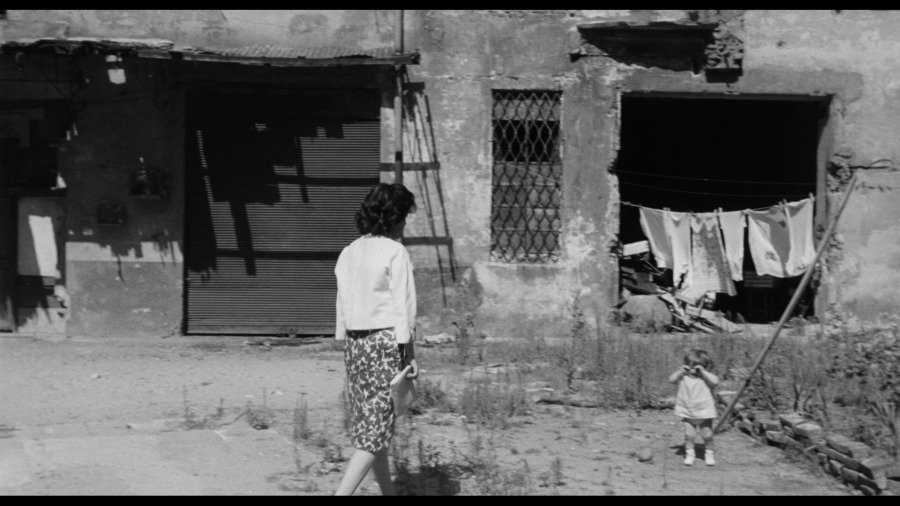 Screen capture from La notte