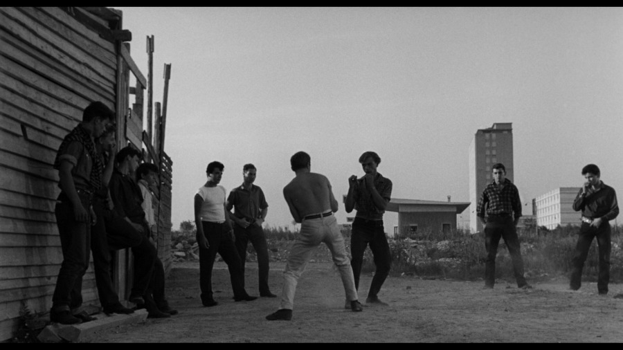 Screen capture from La notte