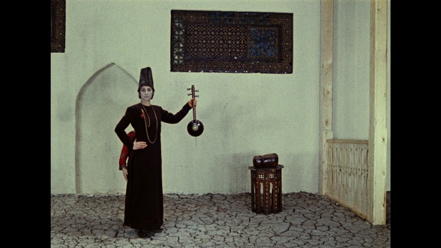 Screen capture from The Color of Pomegranates