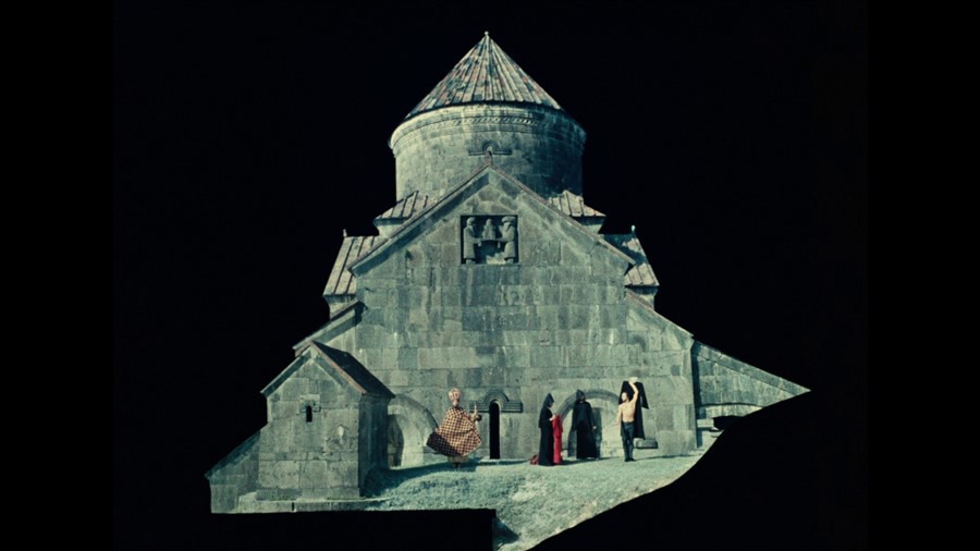 Screen capture from The Color of Pomegranates