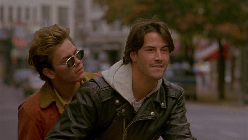 Screen capture from My Own Private Idaho