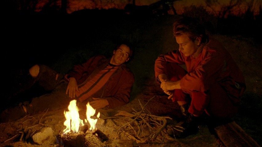 Screen capture from My Own Private Idaho