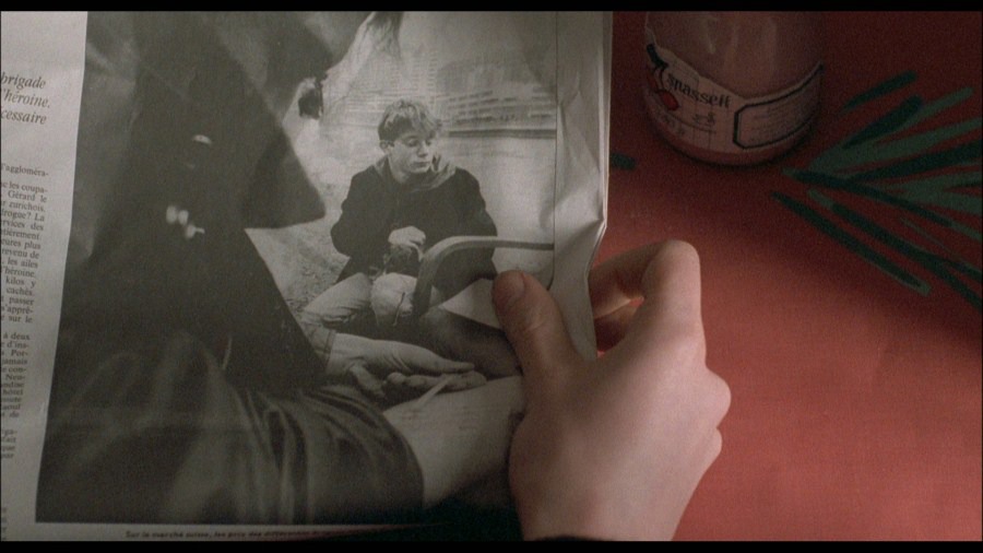 Screen capture from Three Colors: Red