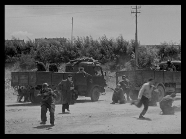 Screen capture from Rome Open City