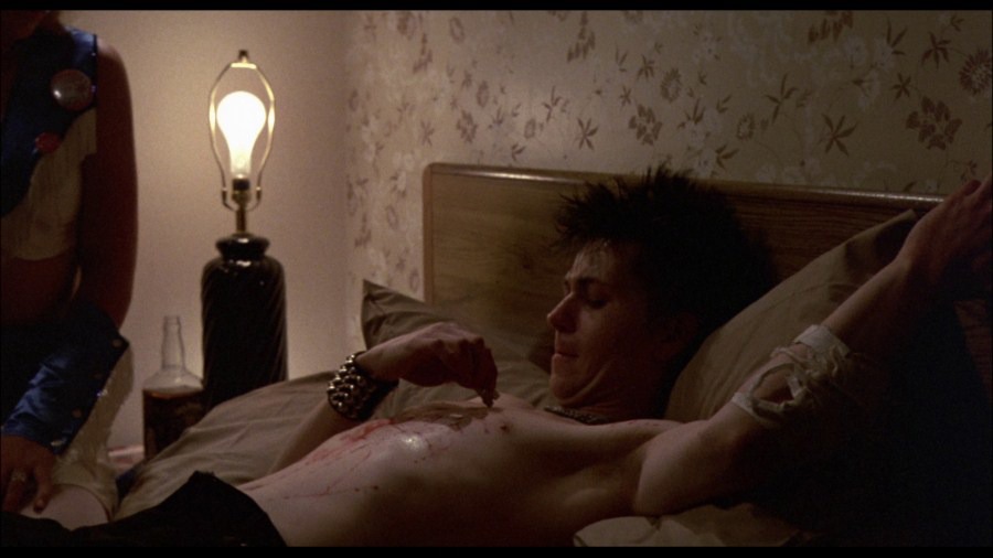 Screen capture from Sid & Nancy