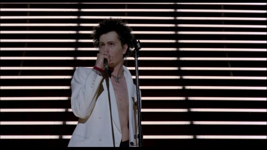 Screen capture from Sid & Nancy