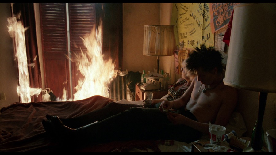 Screen capture from Sid & Nancy