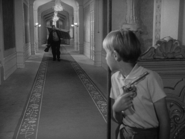 Screen capture from A Film Trilogy by Ingmar Bergman