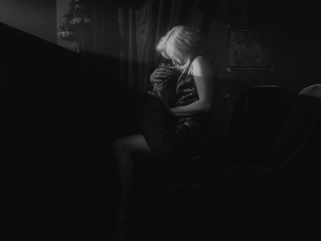 Screen capture from A Film Trilogy by Ingmar Bergman