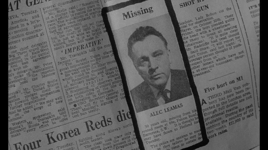Screen capture from The Spy Who Came in from the Cold