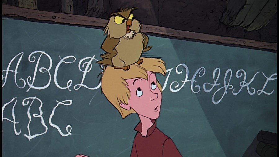 Screen capture from The Sword in the Stone