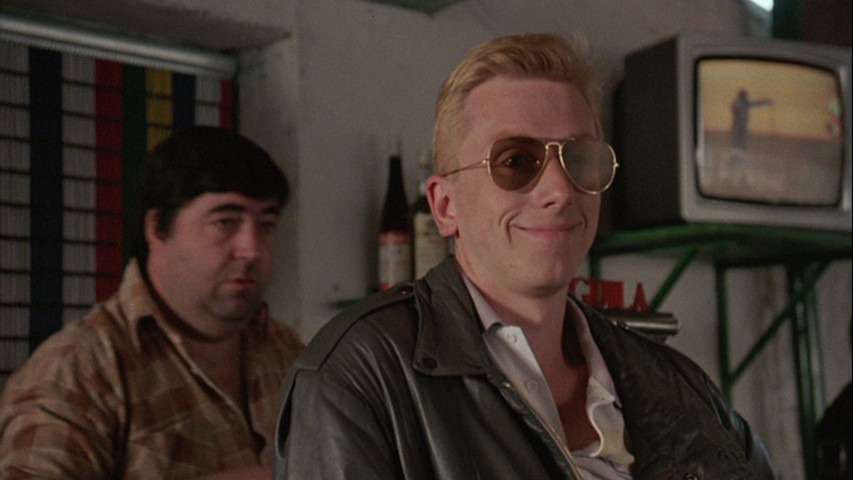 Screen capture from The Hit
