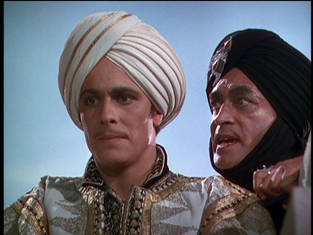 Screen capture from The Thief of Bagdad