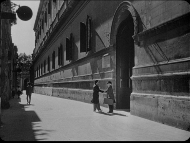 Screen capture from Umberto D.