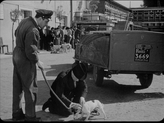 Screen capture from Umberto D.