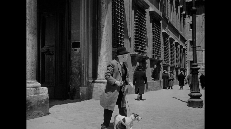Screen capture from Umberto D.