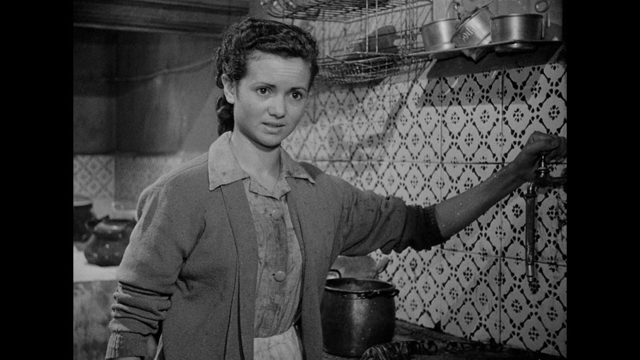 Screen capture from Umberto D.
