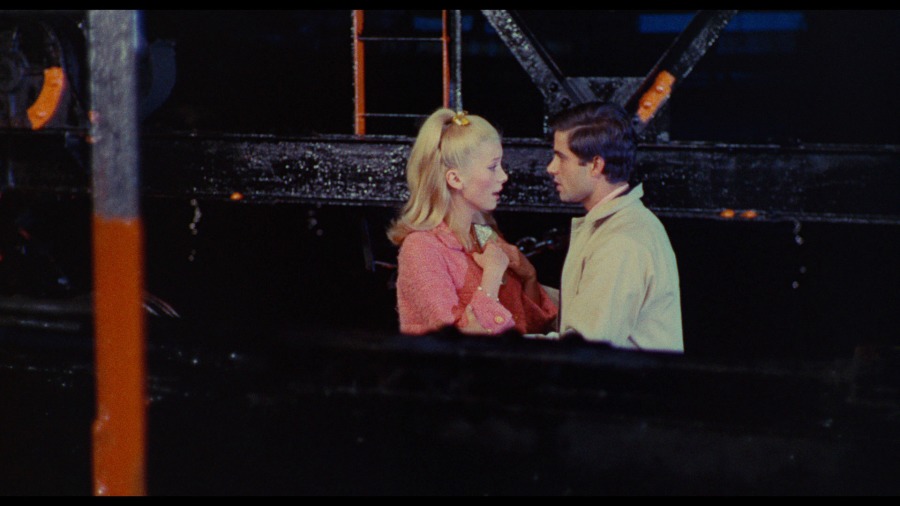 Screen capture from The Umbrellas of Cherbourg