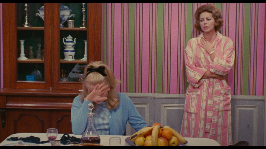 Screen capture from The Umbrellas of Cherbourg