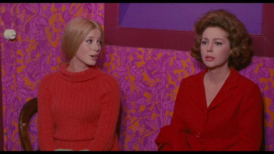 Screen capture from The Umbrellas of Cherbourg