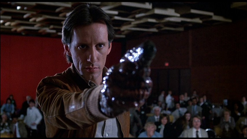 Screen capture from Videodrome