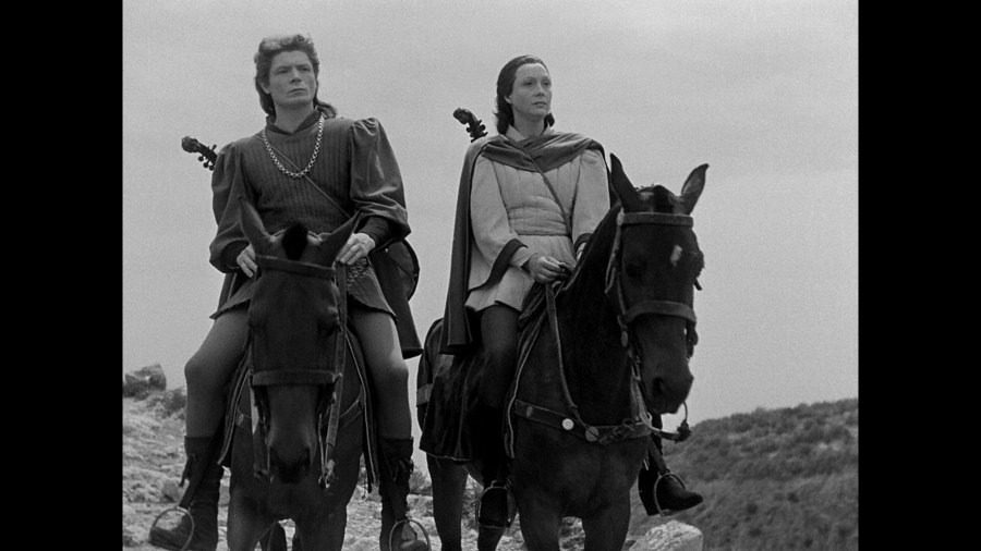 Screen capture from Les visiteurs du soir