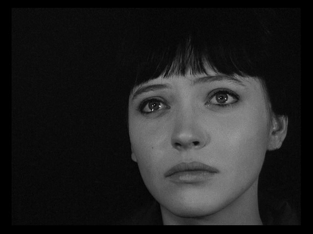 Screen capture from Vivre sa vie